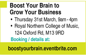 Boost Your Brain to Grow Your Business - 31st March 9am - 4pm book at boostyourbrain.eventbrite.com